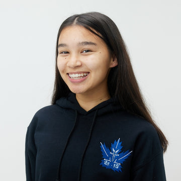 Maple Storm Embroidered Hoodie - Unisex