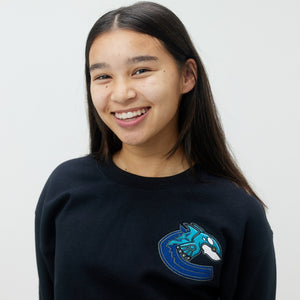 Pacific Surge Embroidered Pullover Sweater - Unisex