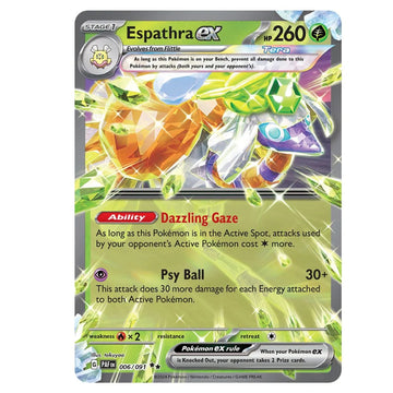 Eapathra ex - 006/091 - Paldean Fates Single Holofoil