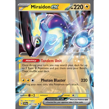 Miraidon ex - 081/198 - Scarlet & Violet Single Holofoil