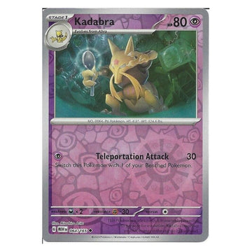 Kadabra - 064/165 - 151 Single Reverse Holofoil