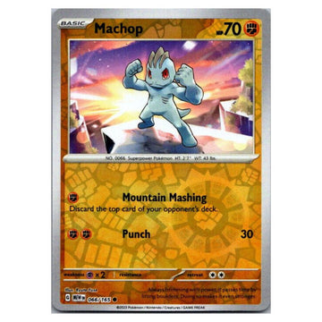 Machop - 066/165 - 151 Single Reverse Holofoil