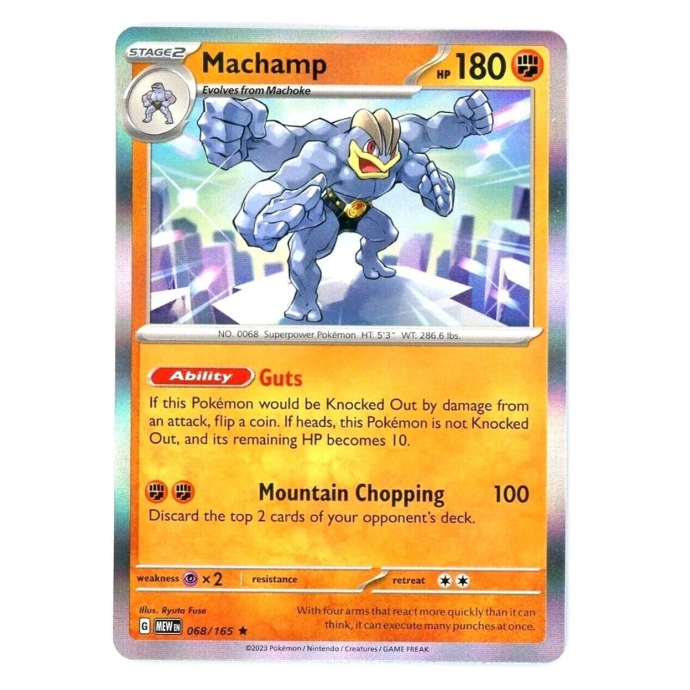 Machamp - 068/165 - 151 Single Holofoil