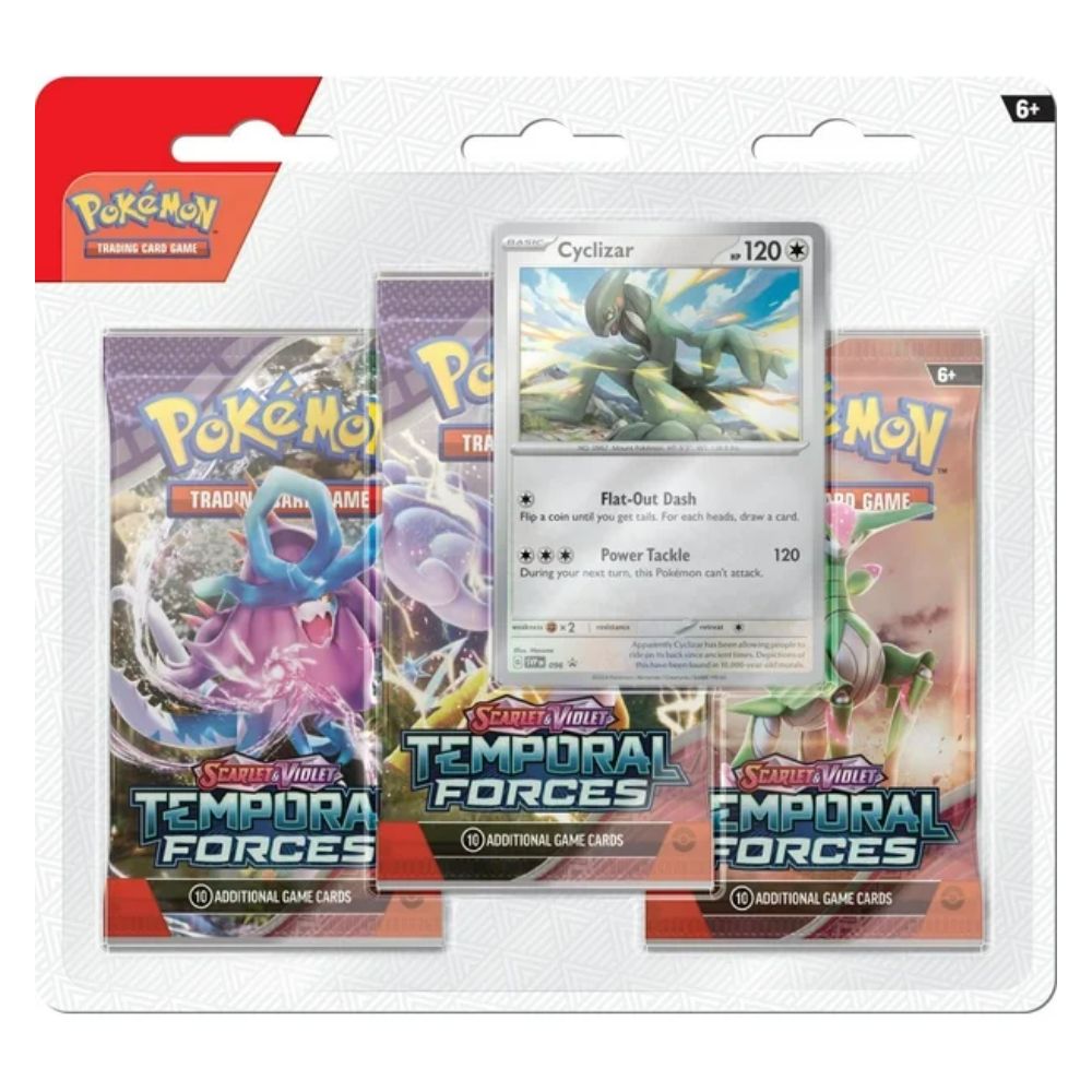 Pokémon SV - Temporal Forces 3 Pack Blister