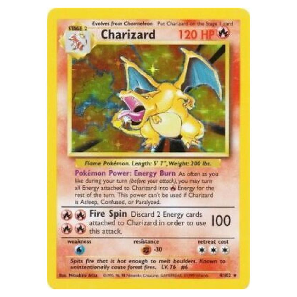 Charizard - 4/102 - Base Set Unlimited - Single