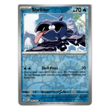 Shellder - 090/165 - 151 Single Reverse Holofoil