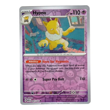 Hypno - 097/165 - 151 Single Reverse Holofoil