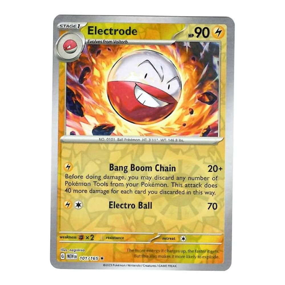 Electrode - 101/165 - 151 Single Reverse Holofoil