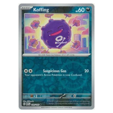 Koffing - 109/165 - 151 Single Reverse Holofoil