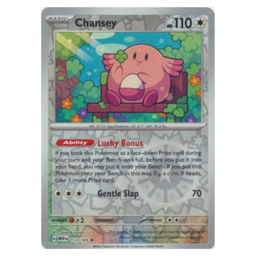 Chansey - 113/165 - 151 Single Reverse Holofoil