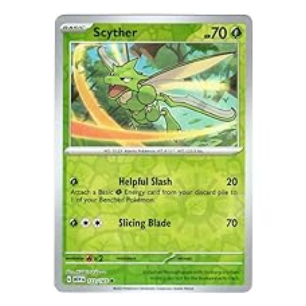 Scyther - 123/165 - 151 Single Reverse Holofoil