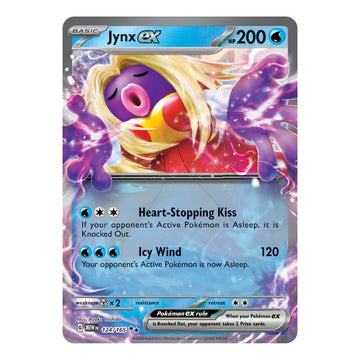 Jynx ex - 124/165 - 151 Single Holofoil