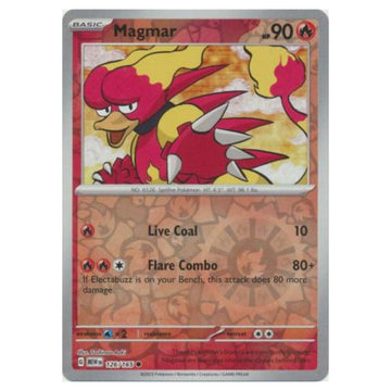 Magmar - 126/165 - 151 Single Reverse Holofoil