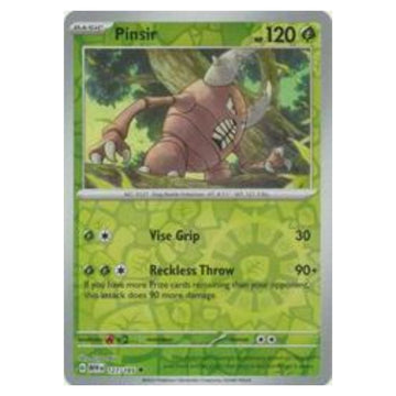 Pinsir - 127/165 - 151 Single Reverse Holofoil