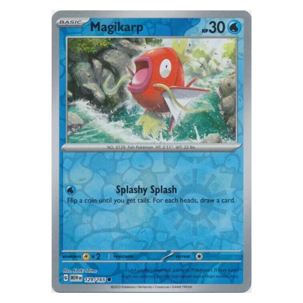 Magikarp - 129/165 - 151 Single Reverse Holofoil