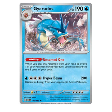 Gyarados - 130/165 - 151 Single Holofoil