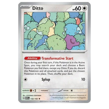 Ditto - 132/165 - 151 Single Holofoil