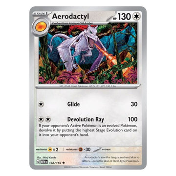 Aerodactyl - 142/165 - 151 Single Holofoil