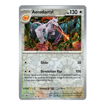 Aerodactyl - 142/165 - 151 Single Reverse Holofoil