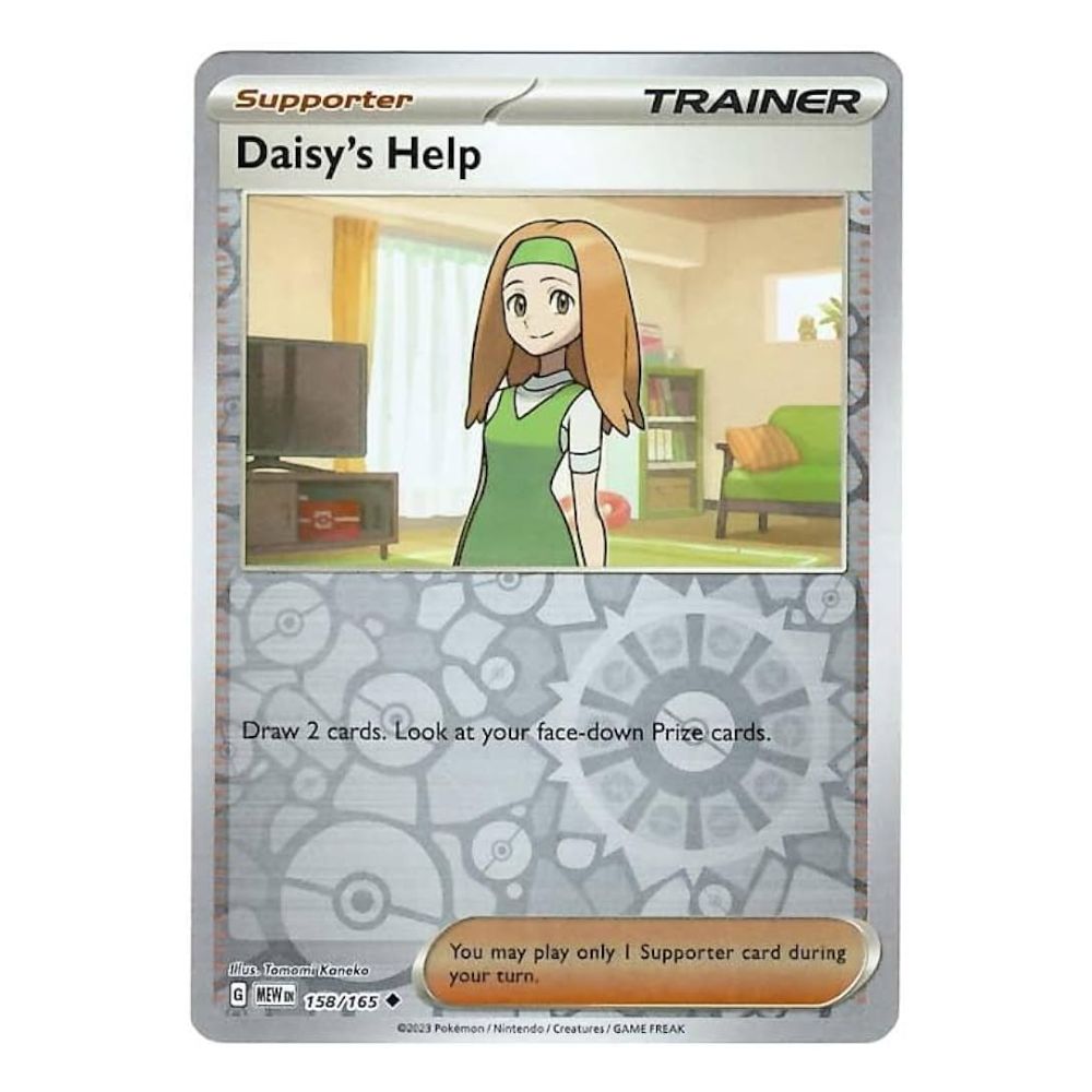 Daisy's Help - 158/165 - 151 Single Reverse Holofoil