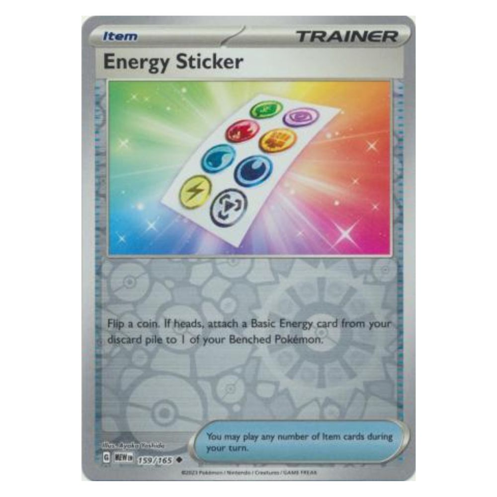 Energy Sticker - 159/165 - 151 Single Reverse Holofoil