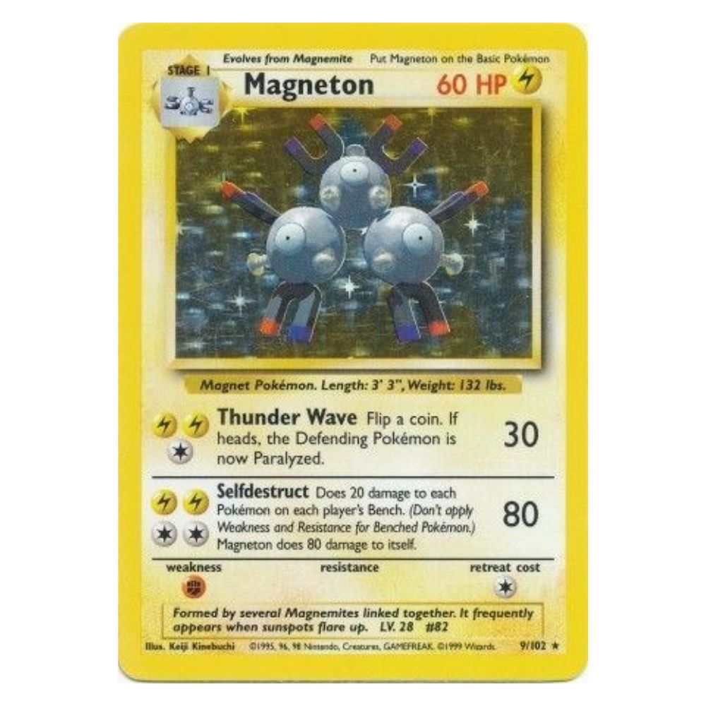 Magneton - 9/102 - Base Set Unlimited - Single