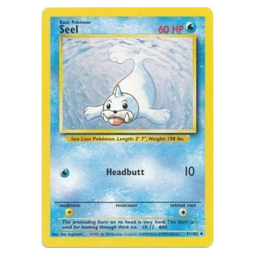 Seel - 41/102 - Base Set Unlimited - Single