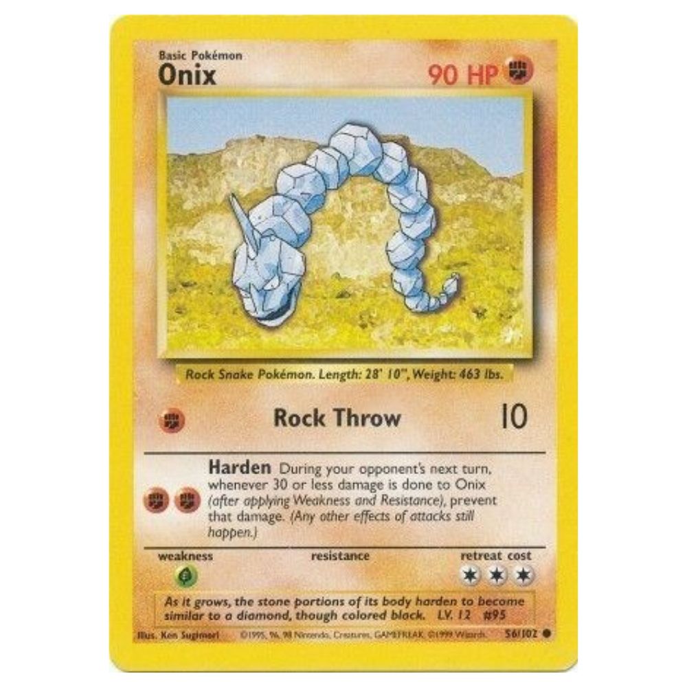 Onix - 56/102 - Base Set Unlimited - Single