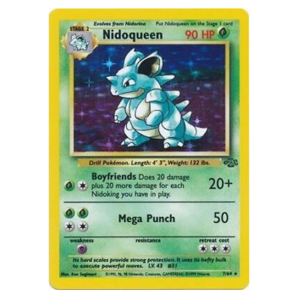 Nidoqueen - 7/64 - Jungle Unlimited Holofoil - Single