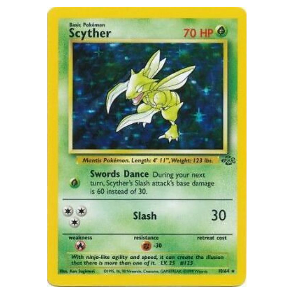 Scyther - 10/64 - Jungle Unlimited Holofoil - Single