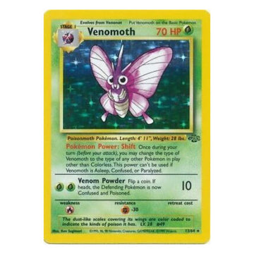 Venomoth - 13/64 - Jungle Unlimited Holofoil - Single