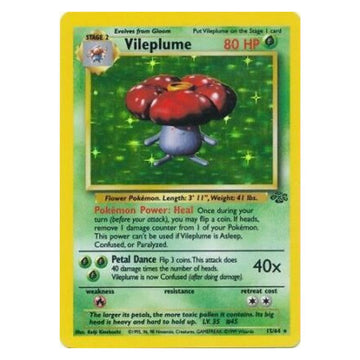 Vileplume - 15/64 - Jungle Unlimited Holofoil - Single