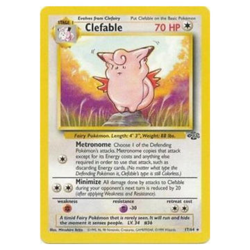 Clefable - 17/64 - Jungle Unlimited - Single