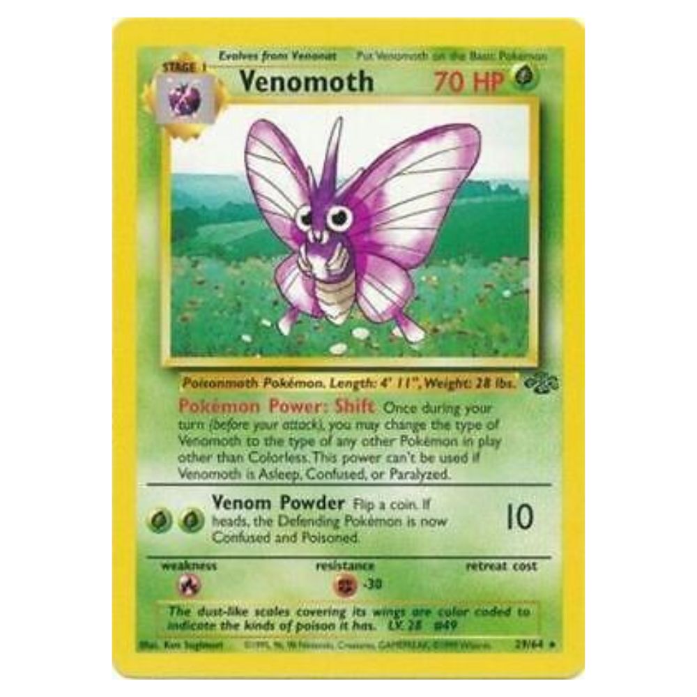 Venomoth - 29/64 - Jungle Unlimited - Single