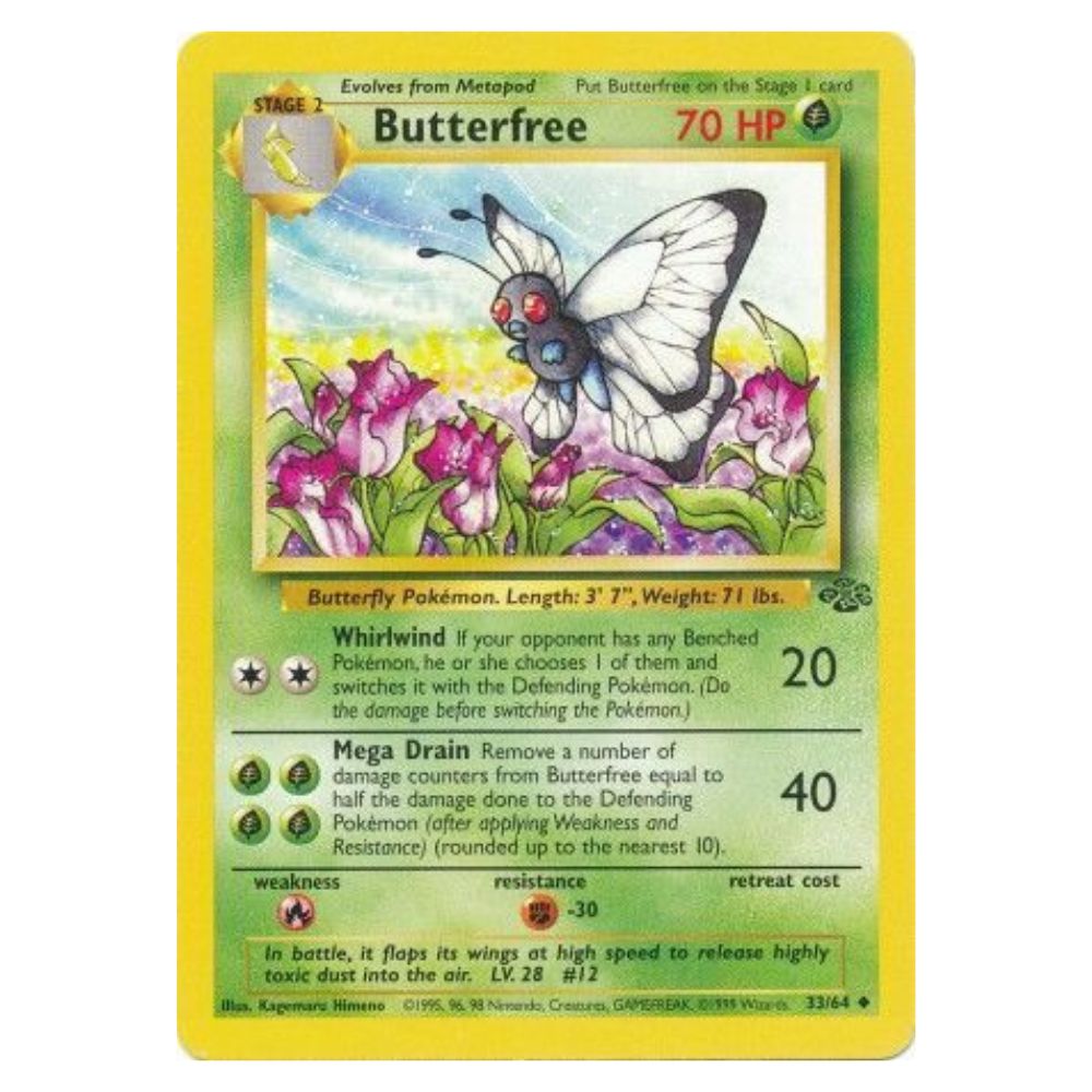 Butterfree - 33/64 - Jungle Unlimited - Single