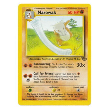 Marowak - 39/64 - Jungle Unlimited - Single