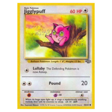 Jigglypuff - 54/64 - Jungle Unlimited - Single