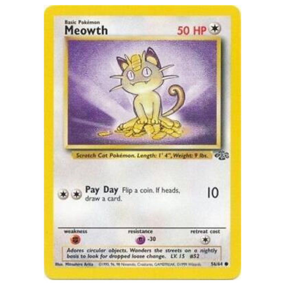 Meowth - 56/64 - Jungle Unlimited - Single