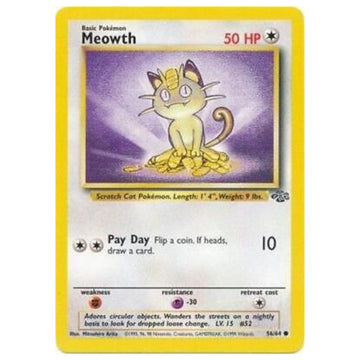 Meowth - 56/64 - Jungle Unlimited - Single