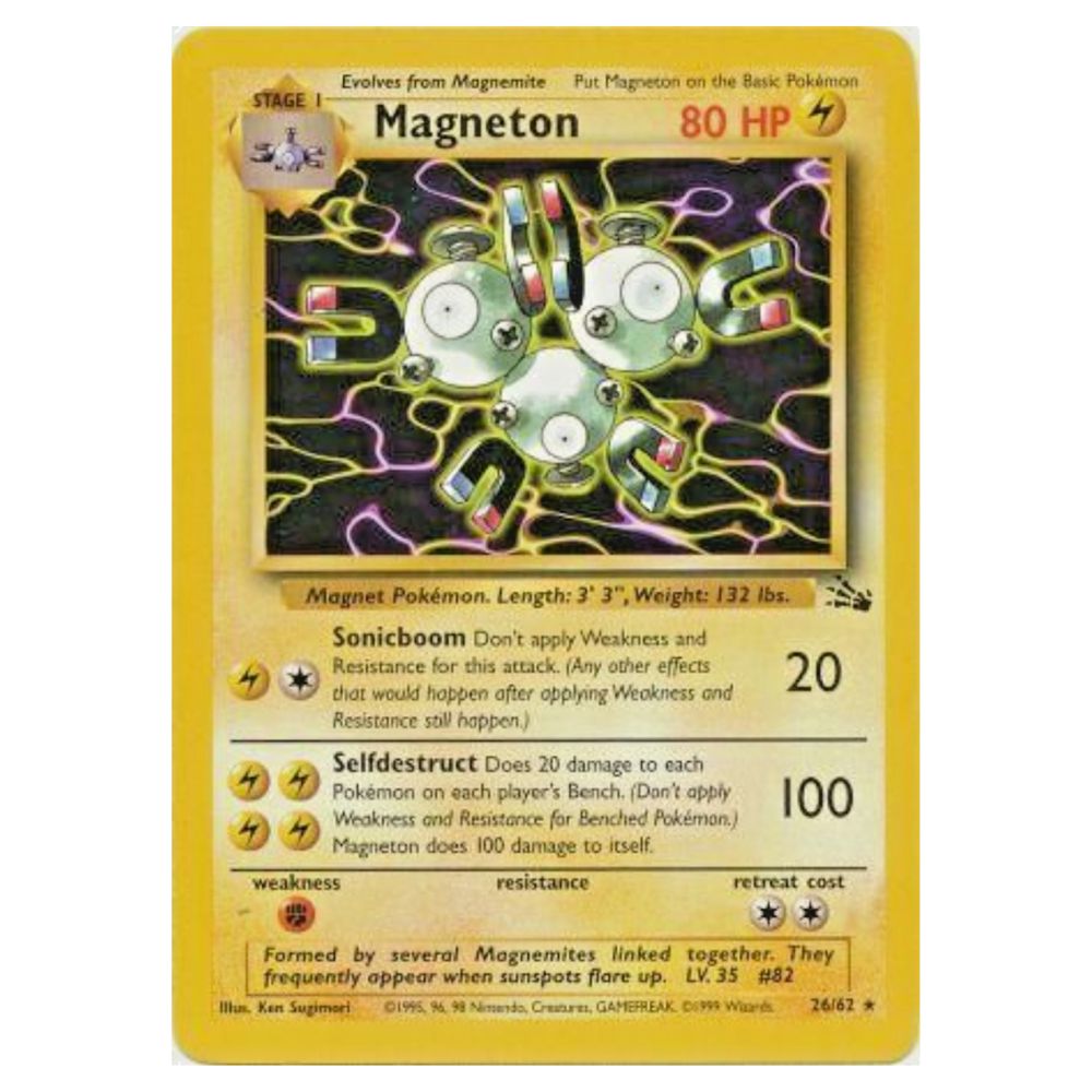 Magneton - 26/62 - Fossil Unlimited - Single