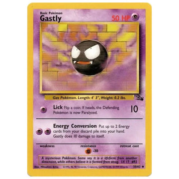 Gastly - 33/62 - Fossil Unlimited - Single