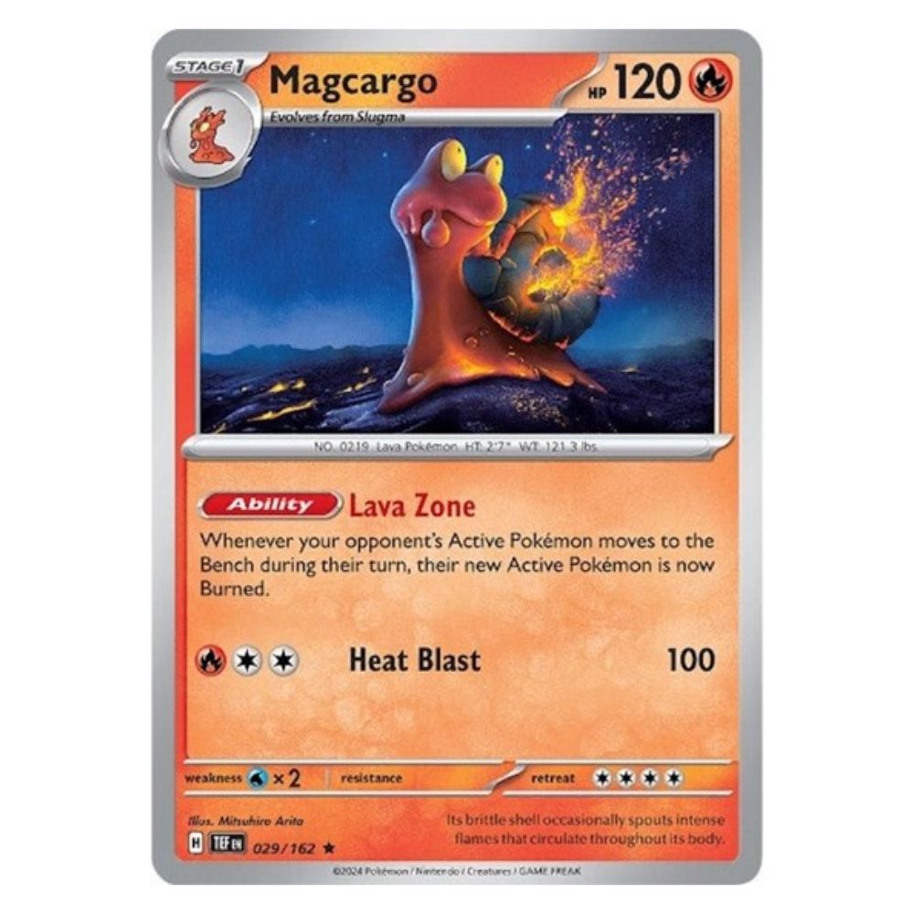 Magcargo - 029/162 - Temporal Forces Single Holofoil