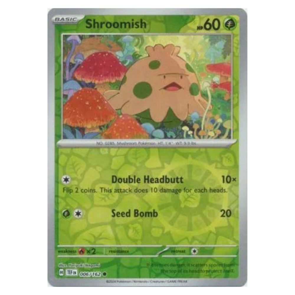 Shroomish - 006/162 - Temporal Forces Single Reverse Holofoil