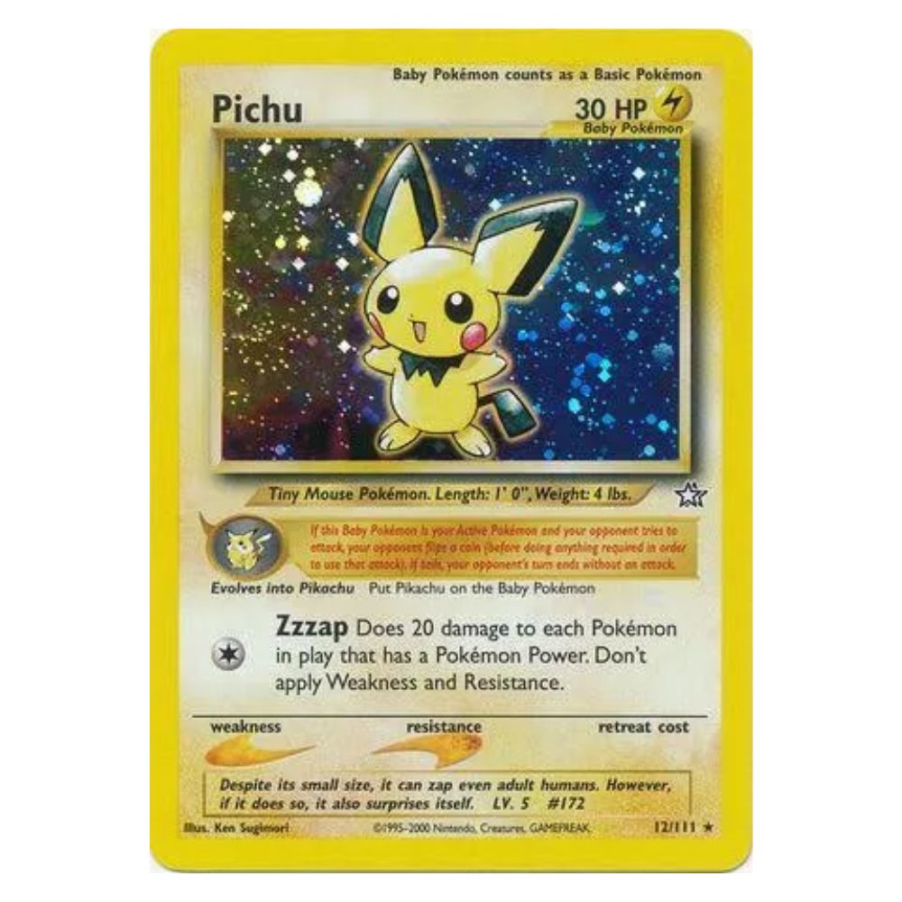 Pichu - 012/111 - Neo Genesis Single Holofoil