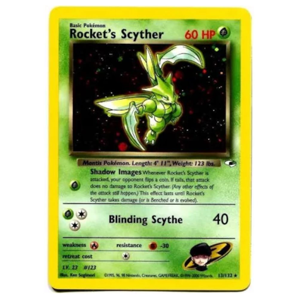 Rocket's Scyther - 013/132 - Gym Heroes Single Holofoil