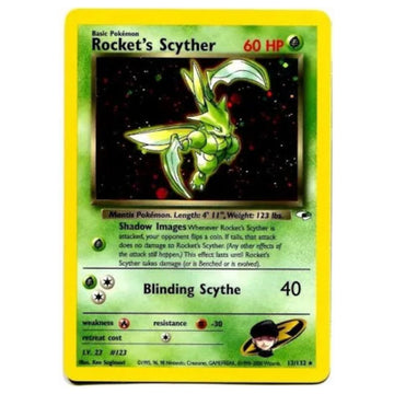 Rocket's Scyther - 013/132 - Gym Heroes Single Holofoil