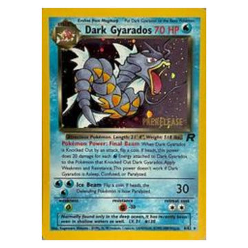 Dark Gyarados Pre-Release - 8/82 - Team Rocket - Single