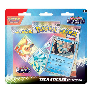 Pokémon Prismatic Evolutions - Tech Sticker Collection PRE ORDER