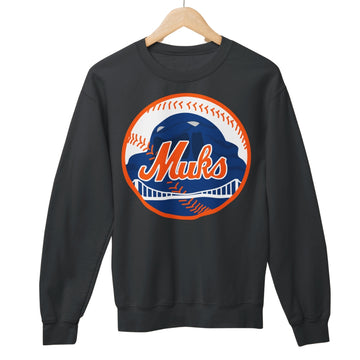 The Orange and Blue Toxic Pullover Sweater - Unisex