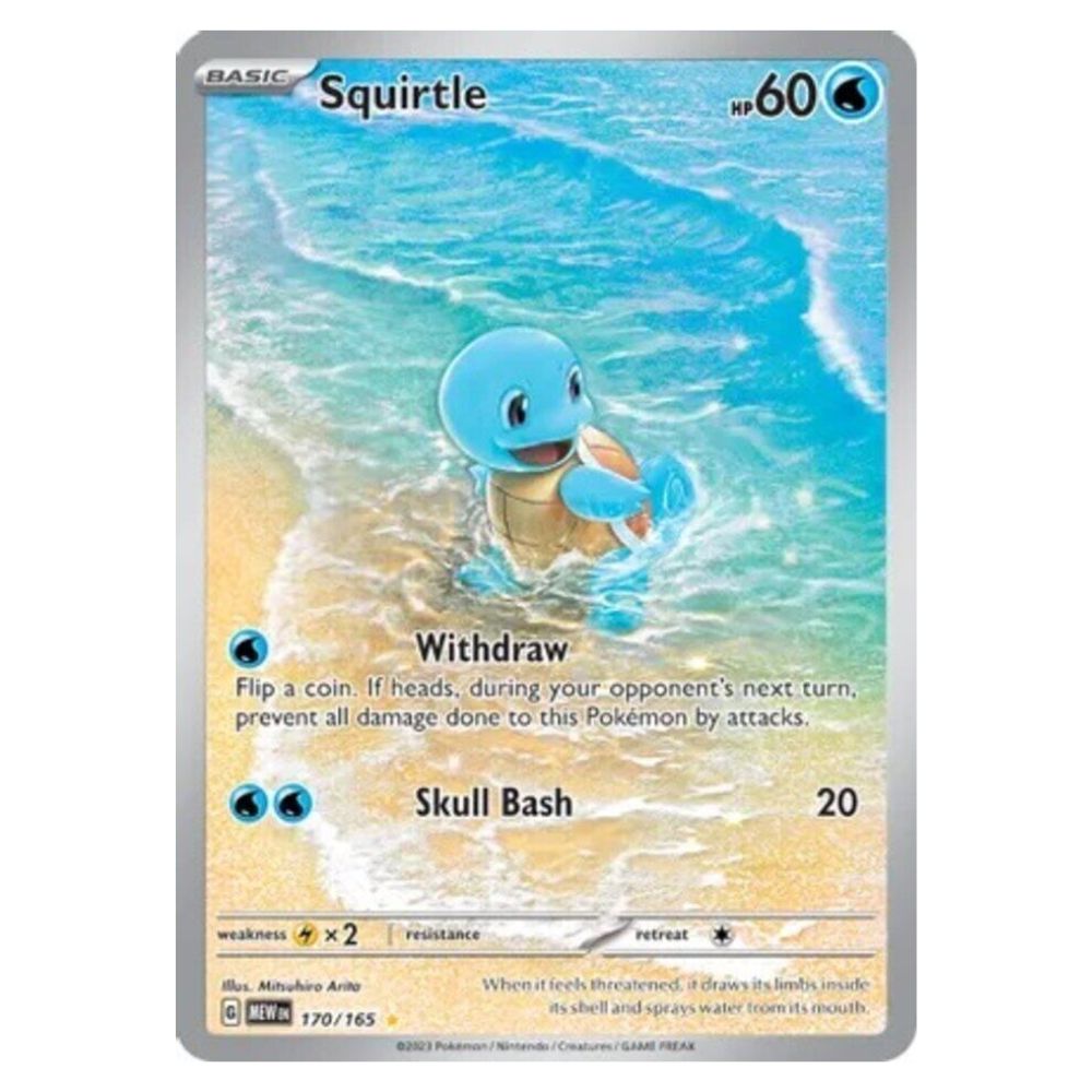 Squirtle - 170/165 - 151 - Single